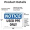 Signmission 12 in Height, 18 in Width, Vinyl Decal, Rectangle OS-2PACK-NS-D-1218-L-18836 - alternate 4